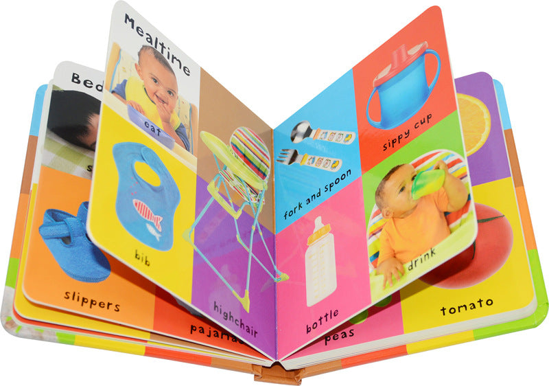 English Original First Words Cardboard Book