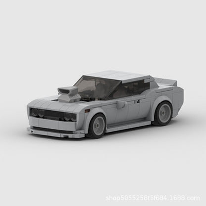 Building Blocks Compatible With 8 Grid Super Racing Cars
