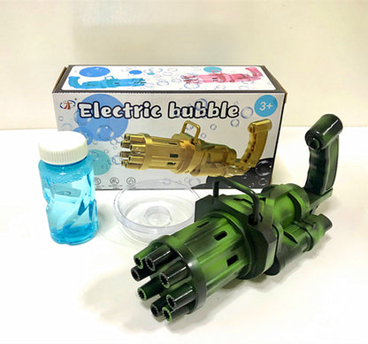 Semi-Automatic Electric Bubble Machine Toy