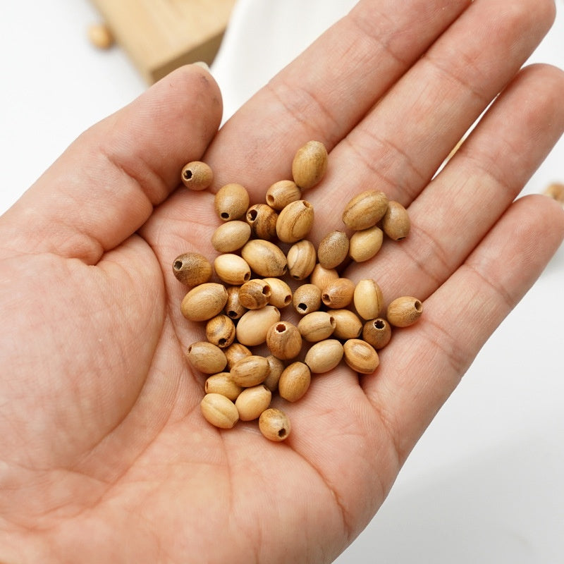 Tear Drops Olivewood Beads Italian Camino Beads Single Material Old Materials - LJ Enterprise