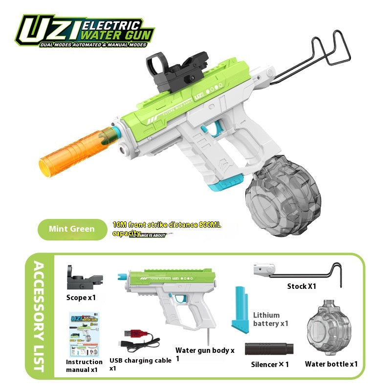 UZI Electric Continuous Hair Water Absorption Linkage Large Capacity Water Gun - LJ Enterprise