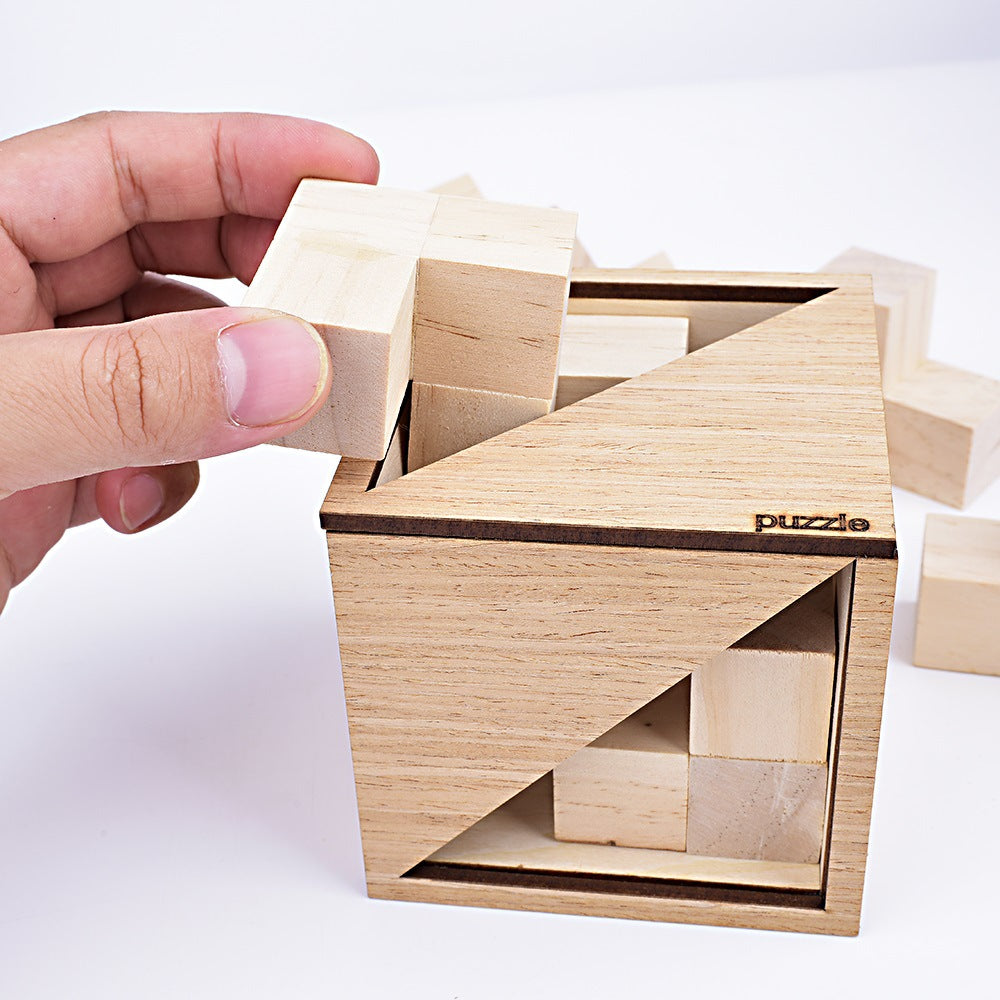 Super Difficult 4l Puzzle 3d Three-dimensional Adult Puzzle Irregular Puzzle