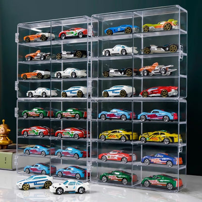 Plastic Acrylic Dustproof Toy Storage Box
