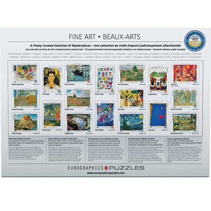 Fine Art Masterpieces Puzzle, 1000 Piece