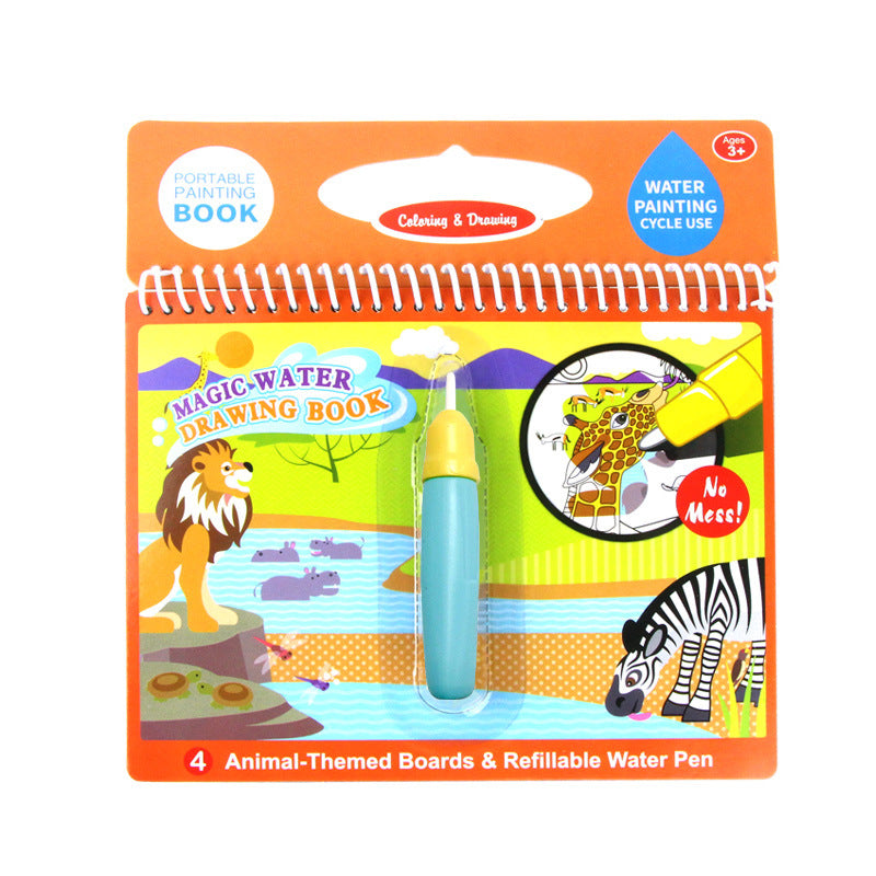 Children's Picture Books Water Painting Can Be Used Repeatedly  Water Sketch Book Kindergarten Painting Water Album Eight Bags