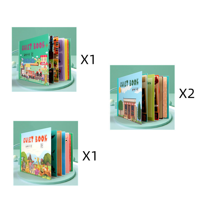 Children's Educational Wooden Books To Read