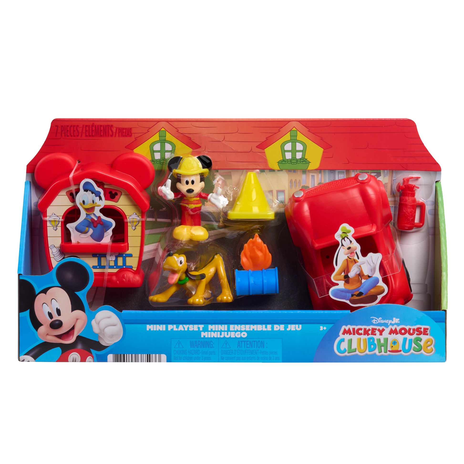 Disney Jr.  Mini Playset, 7-Pieces, Toy for Kids Ages 3 and Up