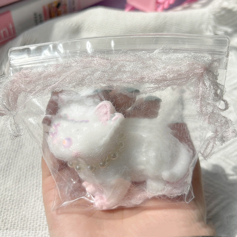Three-dimensional Cute Pet Cute Cat Squeezing Toy Simulation Stress Relief Toy