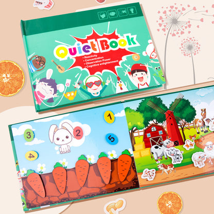 Children's Educational Wooden Books To Read