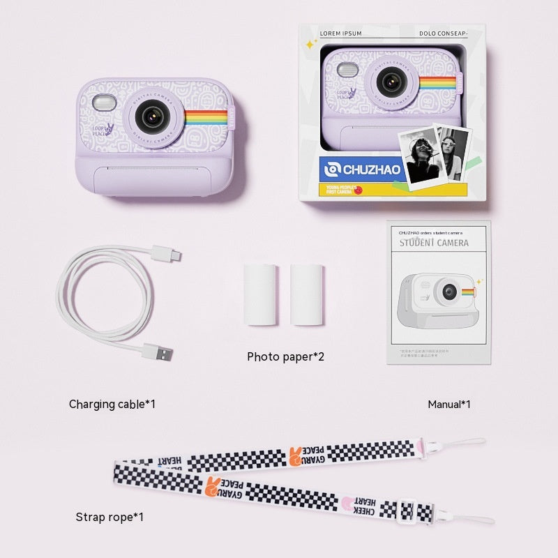 Camera Photo Printable Toy Student Digital Camera Baby Birthday Present