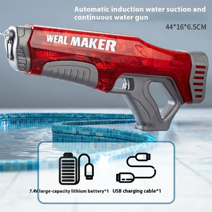 Dinosaur Electric Water Gun Waterproof Automatic Water-absorbing Water-playing Toy - LJ Enterprise