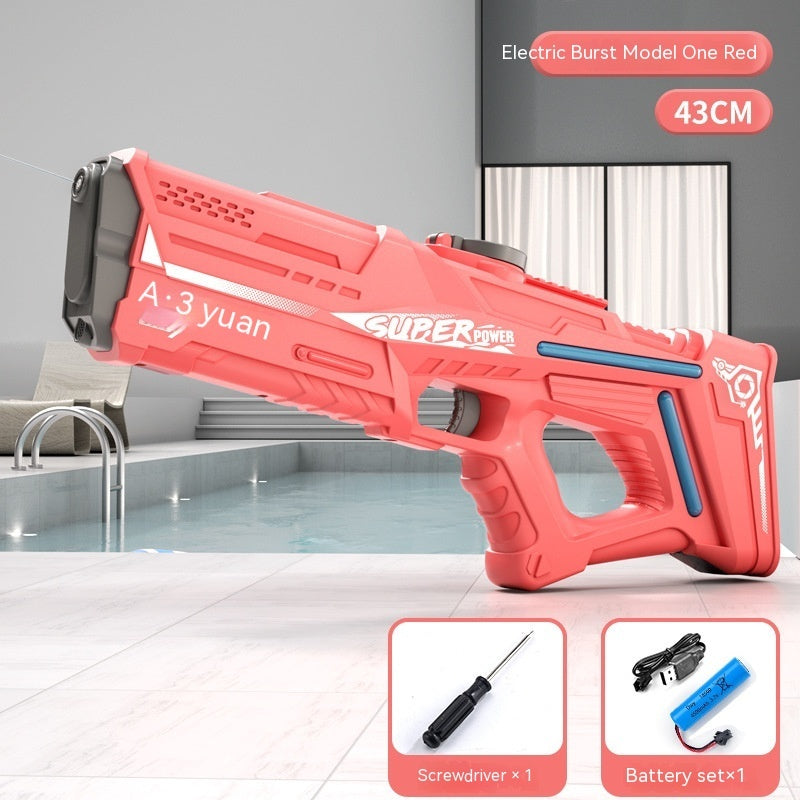 Children's Large Automatic Electric Water Suction Gun Toy - LJ Enterprise
