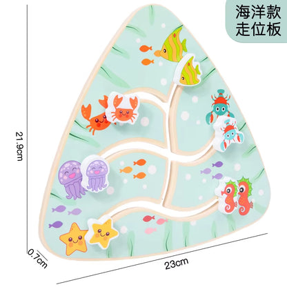 Traffic Walking Maze Toy Numbers Track Maze Activity Board 