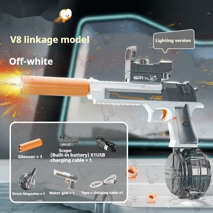 New Fire Light Effect Electric Water Gun - LJ Enterprise