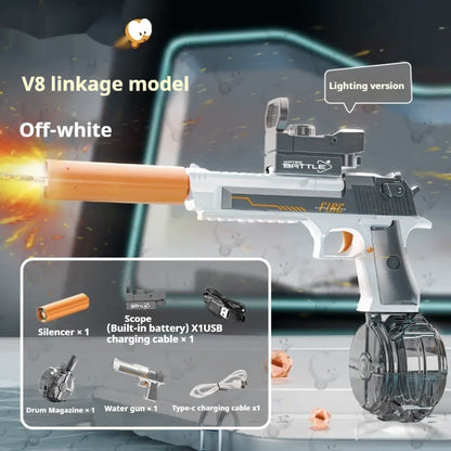 New Fire Light Effect Electric Water Gun - LJ Enterprise