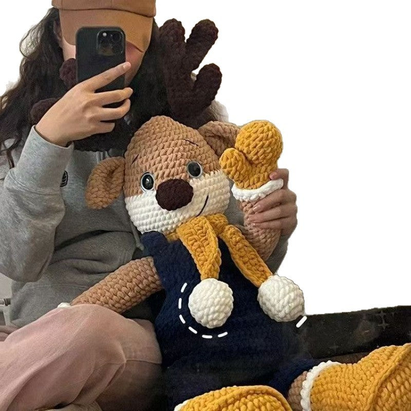 Chunky Yarn Crochet Fawn DIY Craft Kit - LJ Enterprise