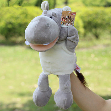Baby Animal Hand Puppet Toy Storytelling Zebra Finger Puppet Plush
