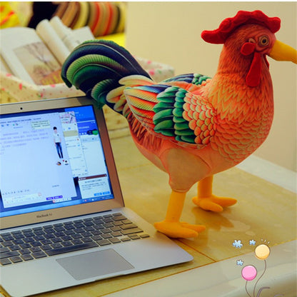 3D Simulation Big Rooster Plush Toy Doll Gift