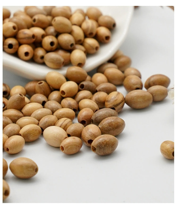 Tear Drops Olivewood Beads Italian Camino Beads Single Material Old Materials - LJ Enterprise