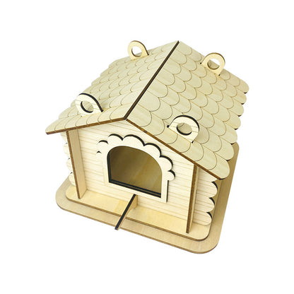 Wood House Craft Toy