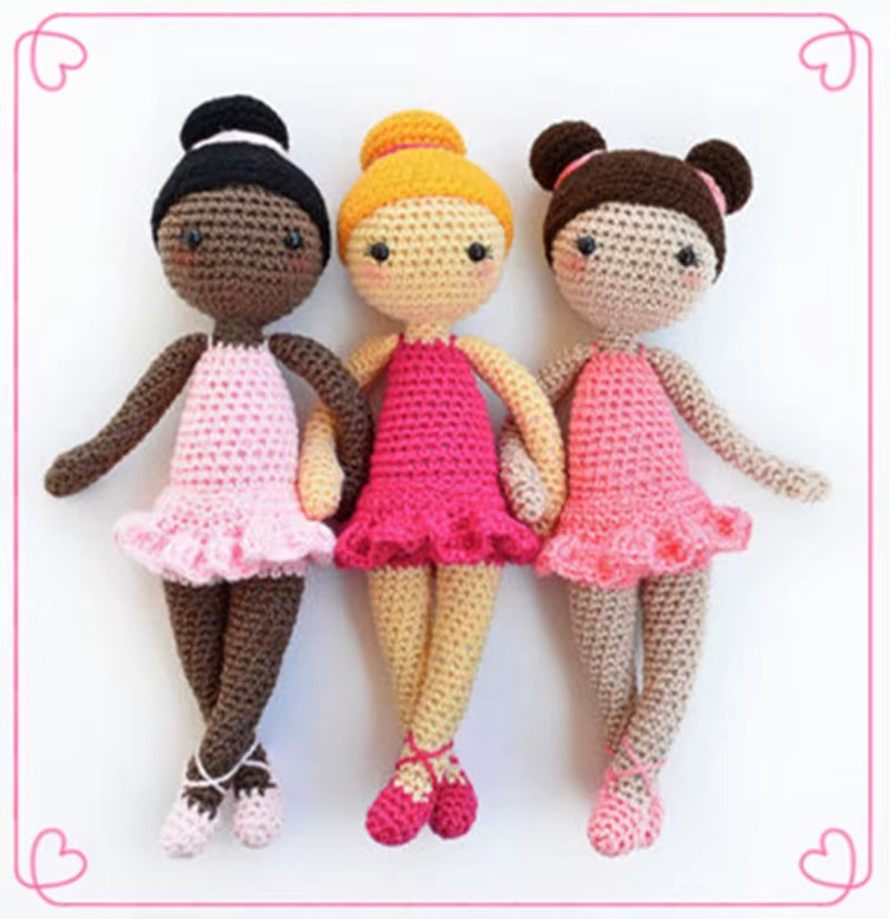 Direct-Factory Wholesales 100% Cotton Baby/Kids Crochet Amigurumi Doll Stuffed Toys