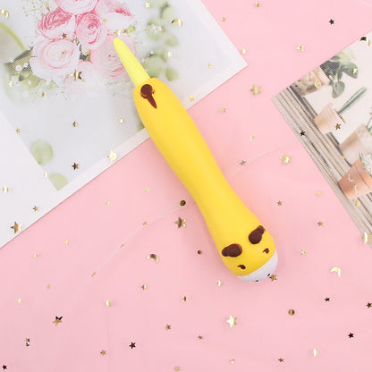 Compatible with Apple , Vent Pen Pressure Pen Creative Cartoon Soft Students Use Pinch Pen Cute Super Cute Gel Pen Decompression Pen