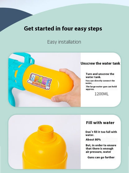 Children's Water Spray High-pressure Large Pull-out Large Capacity Water Gun - LJ Enterprise