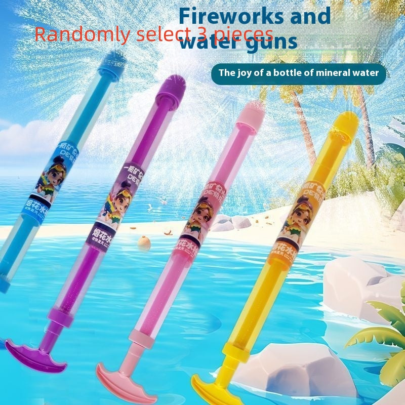 Fireworks Water Gun Children's Toy Pull-out Type - LJ Enterprise