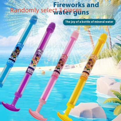 Fireworks Water Gun Children's Toy Pull-out Type - LJ Enterprise