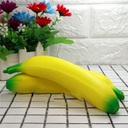 Foaming Simulation Fruit Banana Super Slow Rebound