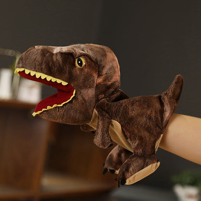 Cute Cartoon Dinosaur Hand Puppet Plush Toy Parent-child Baby