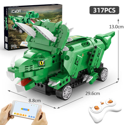Assembled Building Blocks Programmable Remote Control Toy