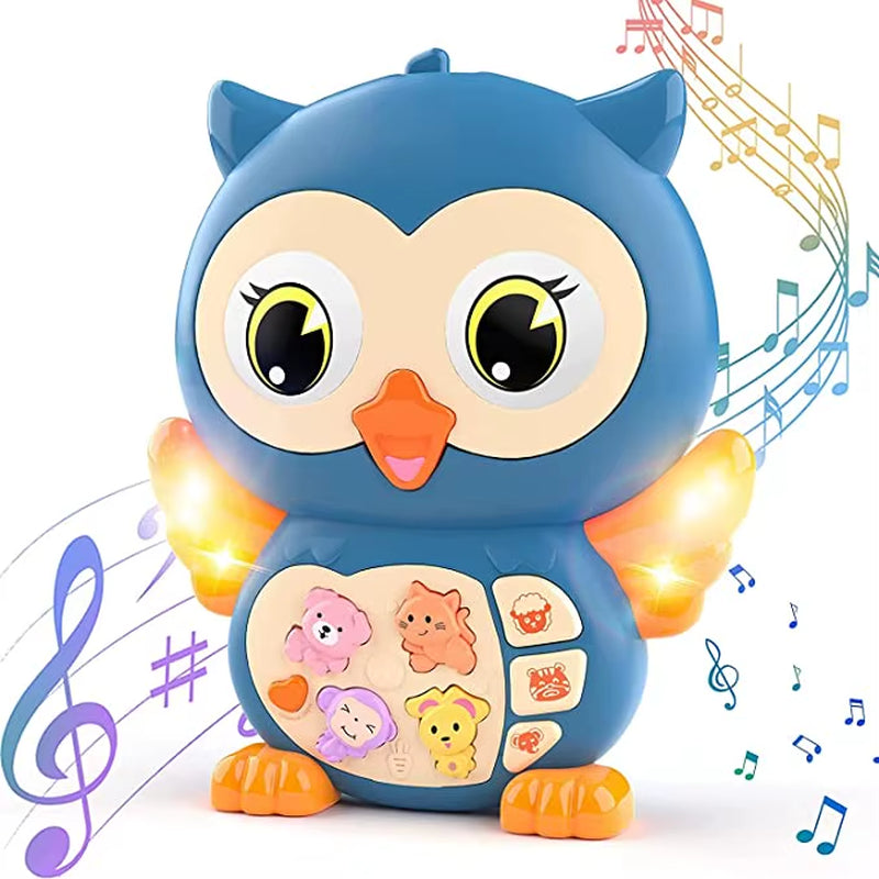 High Quality Owl Musical Instrument Musical Toys with Sounds and Light for Children'S Develop Intelligent Kids Educational Toy