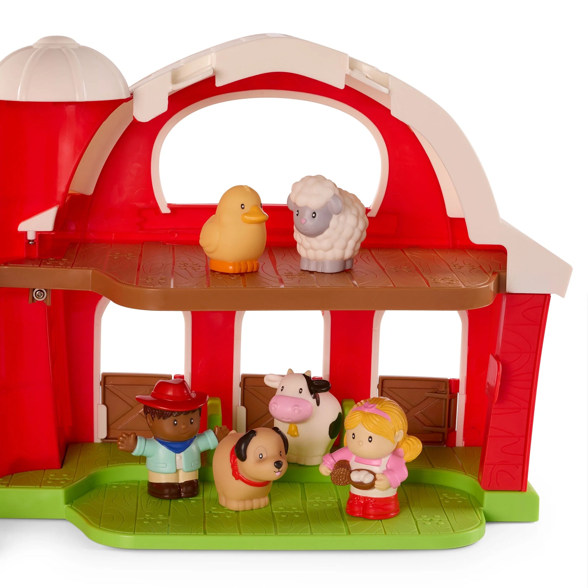My First Barn Rustic Red Foldable Farm Playset for 18 Months +