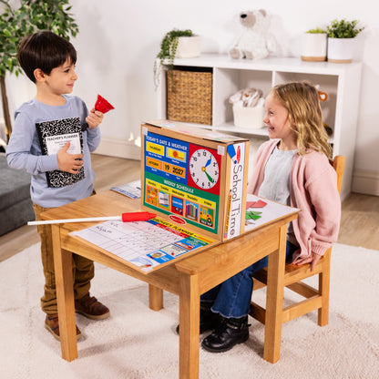 School Time! Classroom Play Set Game - Be Teacher or Student - FSC Certified