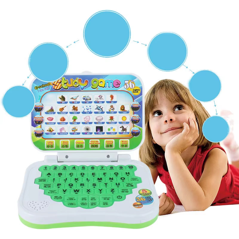 Laptop Kids Toy Learning Machine Multi-Function Educational Learning Machine Toy Plastic Tablet Pad