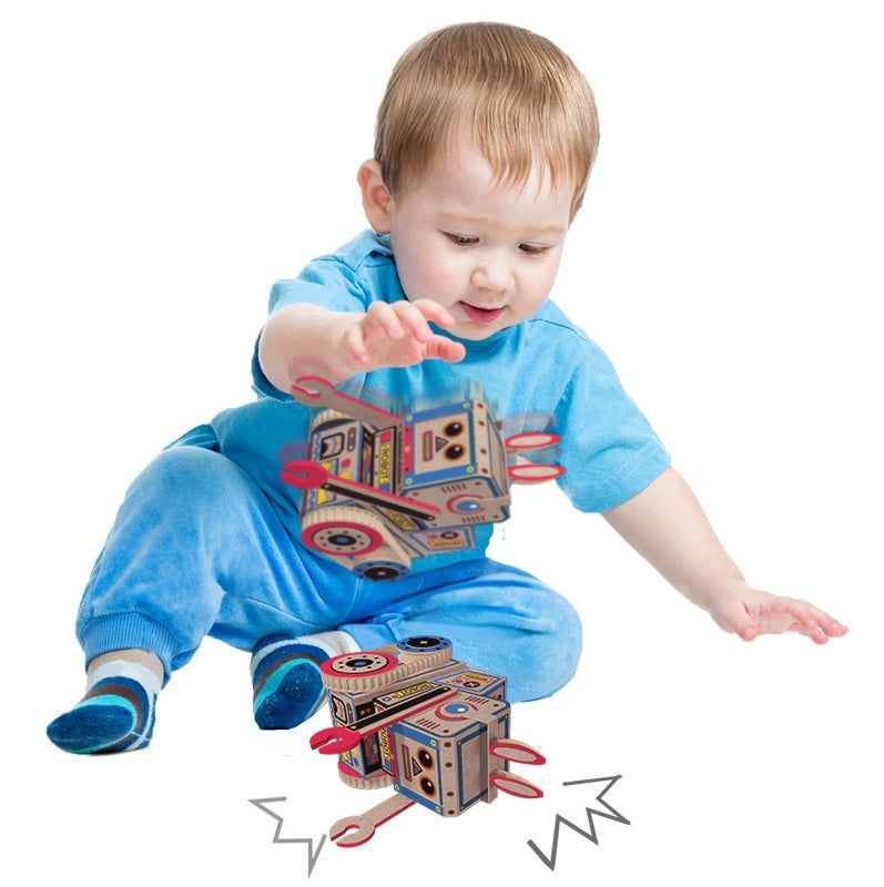 DIY Assembled Toy Remote Control Robot