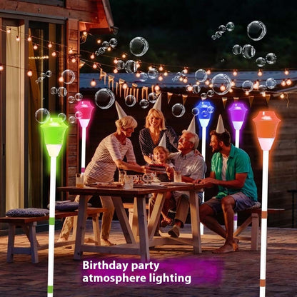 Cross-border Automatic Rose Sunflower Street Lamp Bubble Machine