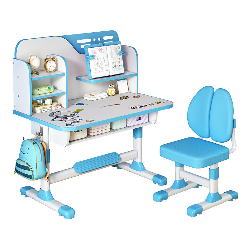 Portable Height-adjustable Childrens Study Desk For Home Use
