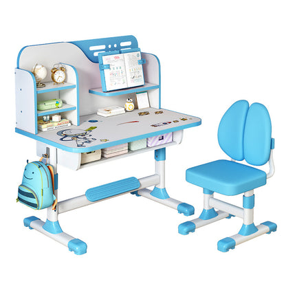 Portable Height-adjustable Childrens Study Desk For Home Use