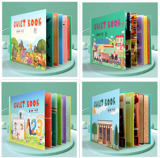 Children's Educational Wooden Books To Read