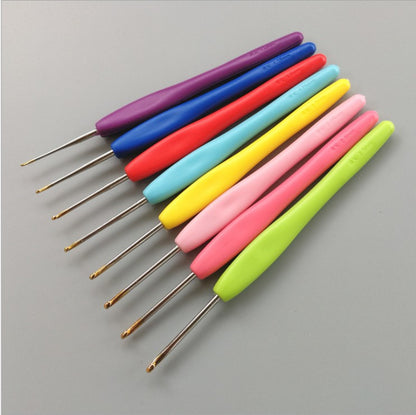 Crochet Tools Soft Plastic Handle Alumina Crochet - LJ Enterprise