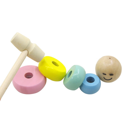 Immovable Tumbler Magic Stubborn Wood Toy Funny Unbreakable Toy Magic Tricks