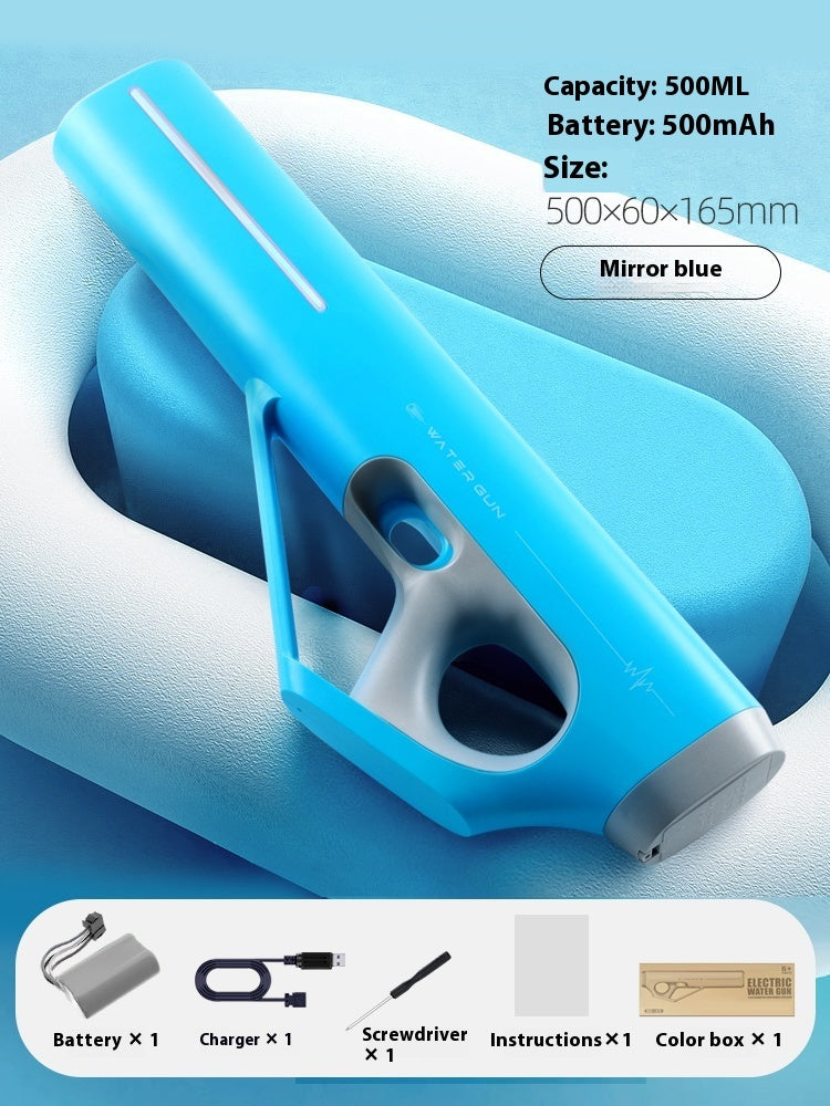 Pulse Electric Continuous Hair Water Gun Children's Toy Automatic Water Absorption Large Capacity - LJ Enterprise