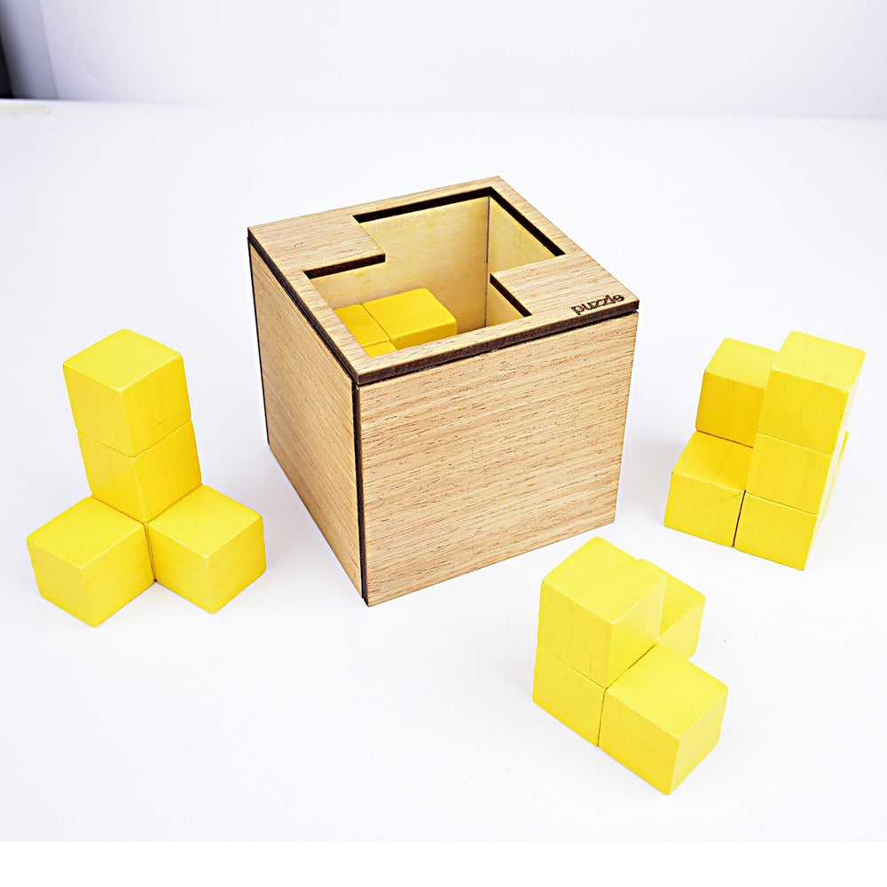 Super Difficult 4l Puzzle 3d Three-dimensional Adult Puzzle Irregular Puzzle