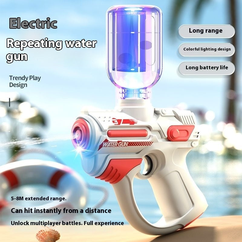 Electric Water Gun Toy Full-automatic Large Capacity Beach Water Playing Toy - LJ Enterprise