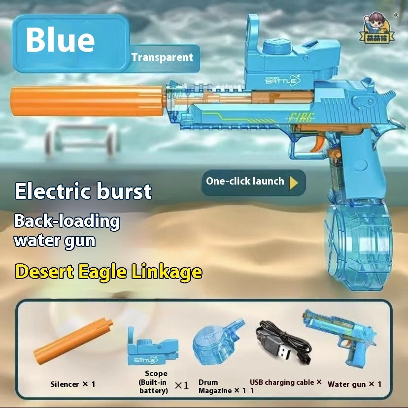 New Fire Light Effect Electric Water Gun - LJ Enterprise