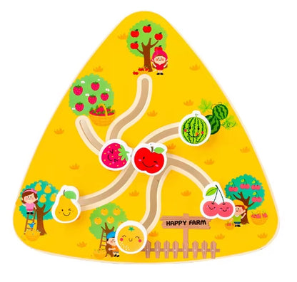 Traffic Walking Maze Toy Numbers Track Maze Activity Board 