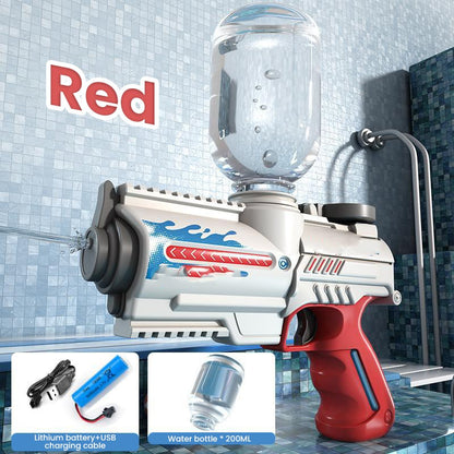 Summer Water Gun High-Tech Automatic Water Soaker Guns Large Capacity Kid Adult Summer Pool Beach Outdoor Toy - LJ Enterprise