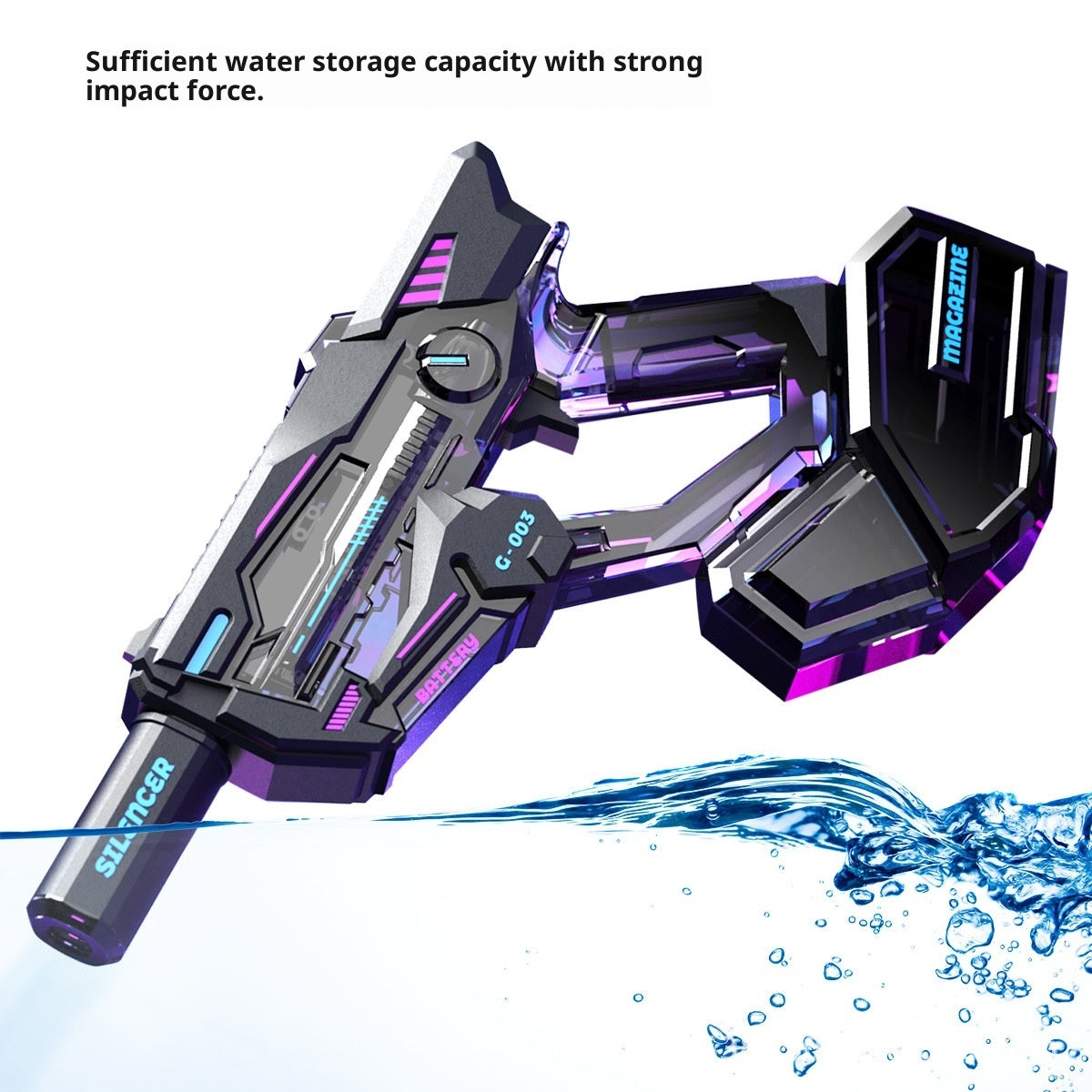 Water Gun Automatic Absorbent Continuous Hair Children's Summer Outdoor Water Toys